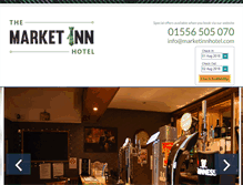 Tablet Screenshot of marketinnhotel.com